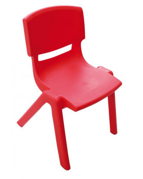 Stolička plast. 26 cm červená