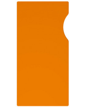 Dvierka Ľ/oranžová/vtáčik