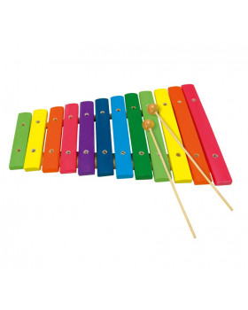 Xylofón 12 tónový farebný