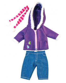 Oblečenie pre bábiky - 32 cm  - Zimná súprava pre dievča 1