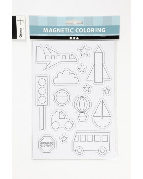 Magnetky na vyfarbenie - Doprava