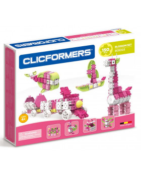 Clicformers - Ružová sada, 150 ks