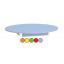 Farebná stolová doska - kruh 90