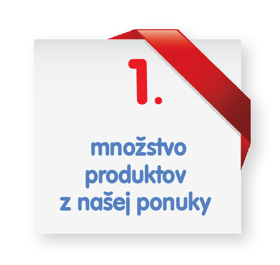 Výmena nazbieraných klubových bodov za množstvo produktov z ponuky na eshope spoločnosti Nomiland.