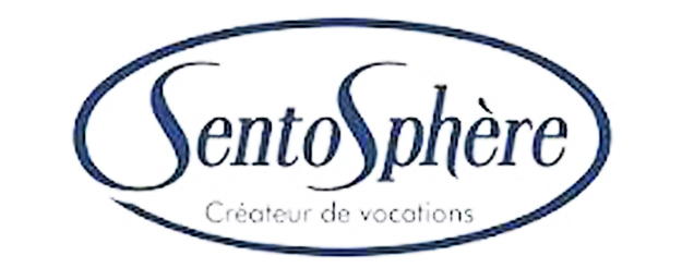 Logo značky SentoSphere.