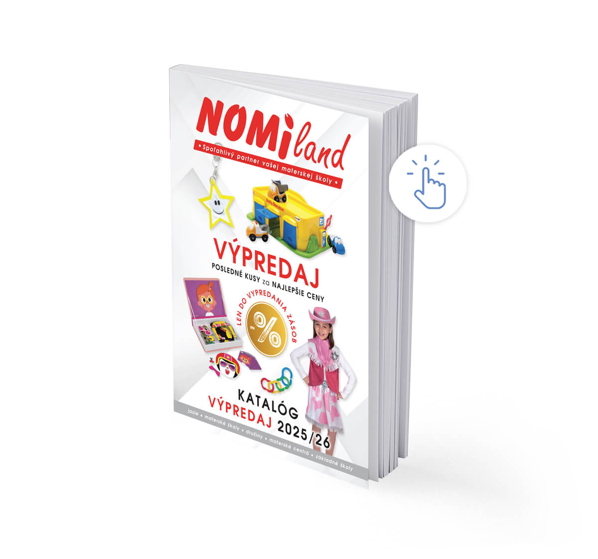 Výpredajový online katalóg produktov Nomiland 2025/2026.