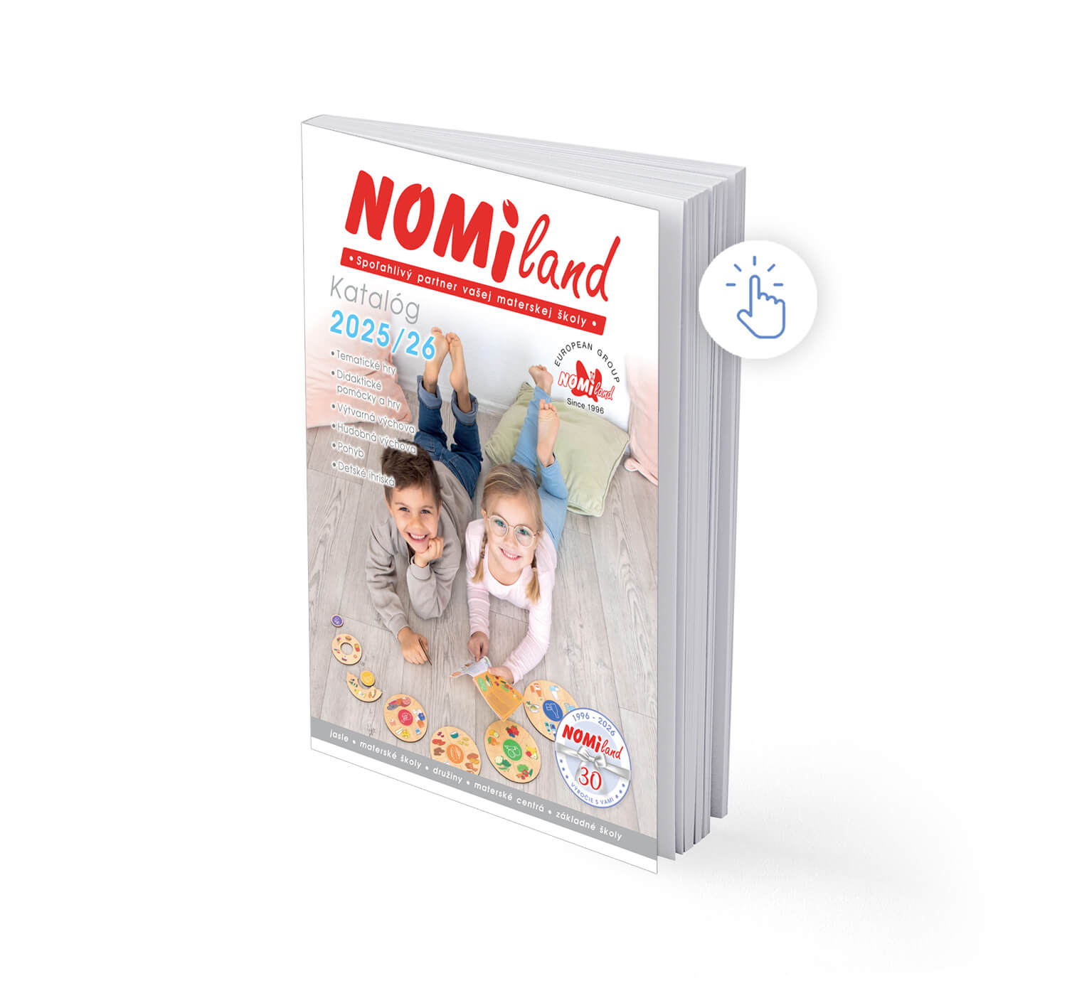 Nový online katalóg nomiland pre materské školy na šk. rok 2025/2026.