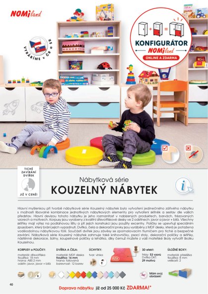 Titulní strana katalogu Kouzelný nábytek 2026/27