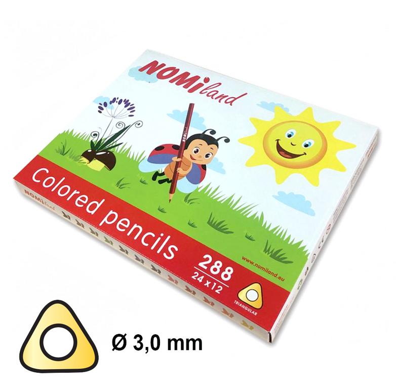 Farebné ceruzky Nomiland, 288 ks